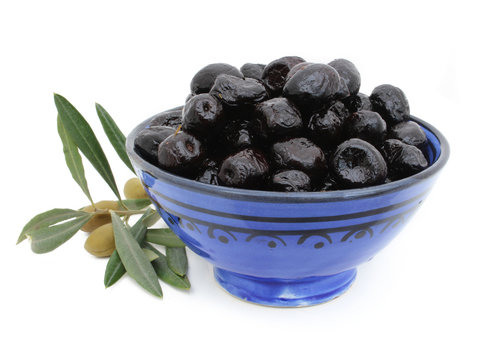 Olives noires à la grecque