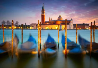 Tuinposter Zonsondergang in Venetië. Italië © SJ Travel Footage