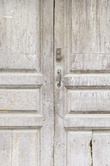 Old wooden door