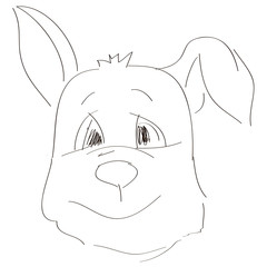 Dog Sketch doodle Vector