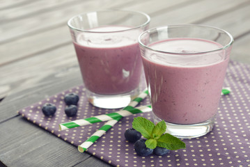 Blueberry smoothie