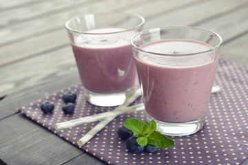 Blueberry smoothie