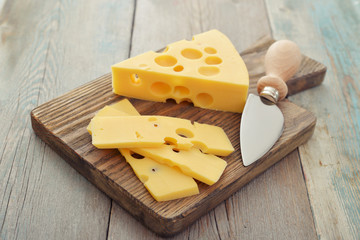 Cheese with big holes