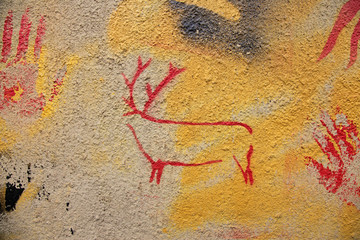 alce graffiti dibujo pared 1632-f14 © txakel