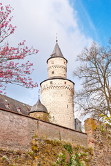 Fototapeta na wymiar Znany wied¼ma wieża Idsteiner zamku