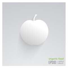 Obraz premium Vector apple isolated