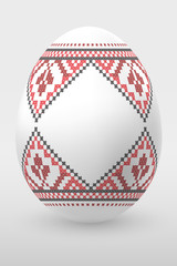 Egg with beautiful ornament