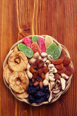 Dried fruits and nuts