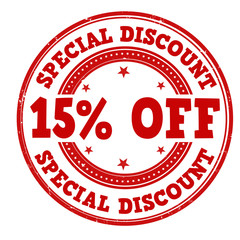 Special discount stamp