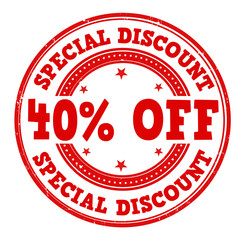 Special discount stamp