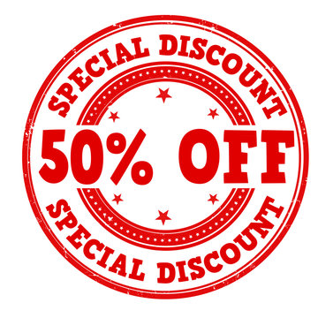 Special discount stamp