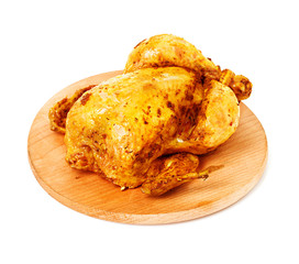 baked, roast chicken