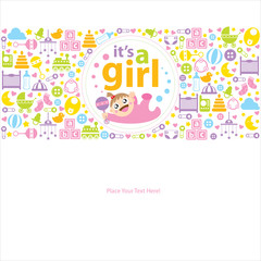 Baby girl shower Greetings