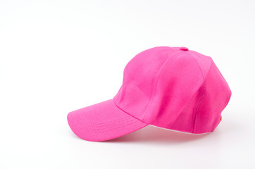 Baseball cap isolated white background
