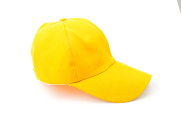 Baseball cap isolated white background