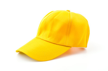Baseball cap isolated white background