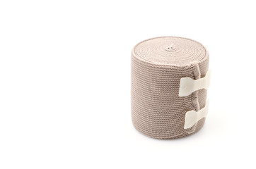 Elastic bandage isolated white background