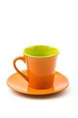 Isolated Orange mug