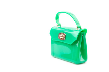 Handbag isolated white background