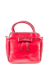 Handbag isolated white background