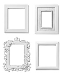 white frame wood background image