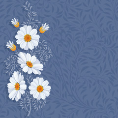 Vintage floral background