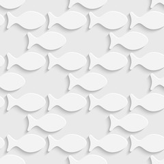 Seamless Fish Background