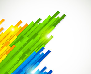 Colorful background with stripes