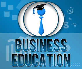 Business Education Business Theme Square