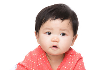 Asian baby girl portrait