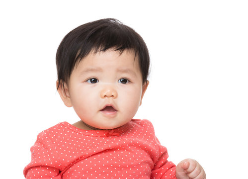 Asia baby girl portrait