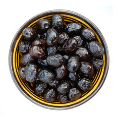 Olives noires à la grecque