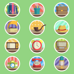 Vintage Item Flat Icon