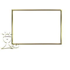 First Communion Invitation gold chalice photo frame