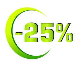Rabatt - 1 - 25%