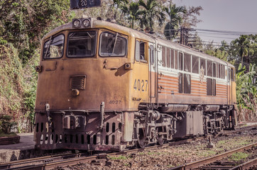 old train process retro style