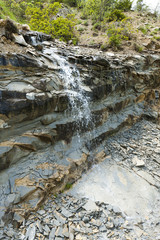 waterfall near Verdon in spring, Provence, France