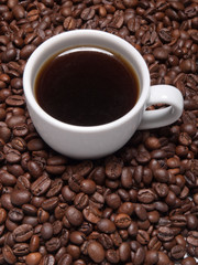 A cup of coffe to get energy and become vivacious