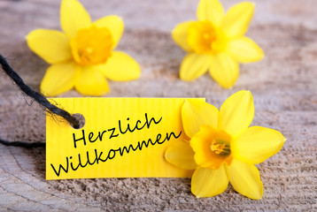 Herzlich Willkommen on a Tag