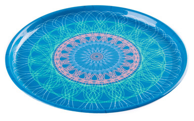 tray. empty plastic tray on a background