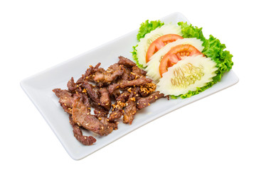 Fried pork thai style