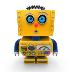 Curious toy robot