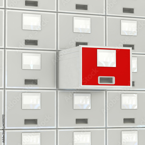 "Aktenschrank - 3d Render" Stockfotos und lizenzfreie Bilder auf