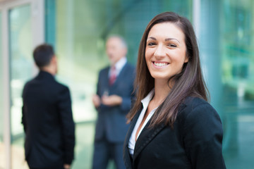 Naklejka premium Business woman