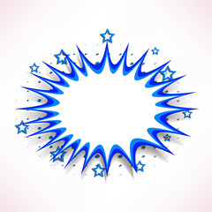 Comic book explosion.