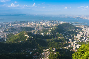 Fototapeta premium Aerial view of Rio de Janeiro. Brazil