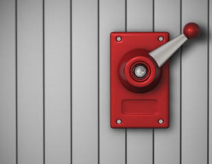 Notschalter Hebel Wand RM