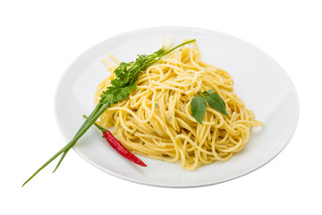 Pasta with four cheeses