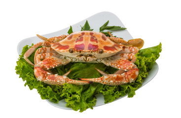 Boiled crab