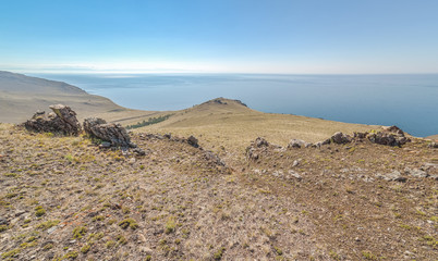 Fototapeta na wymiar Coast of lake Baikal